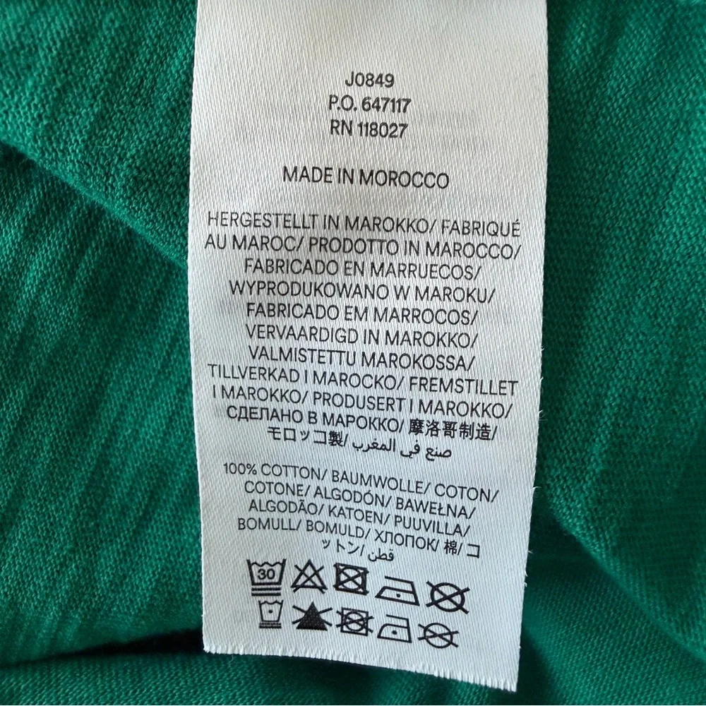 Boden FLORRIE JERSEY DRESS IN Bright Emerald Green Pockets Cotton Size 8 R - Picture 9 of 10